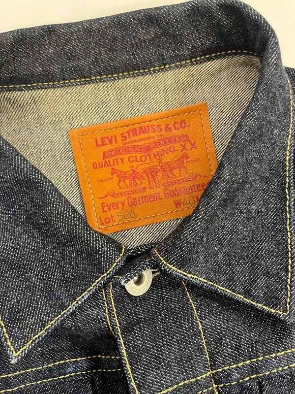 リーバイス Levi's 506 Big E 1stモデル 1st復刻 デニムジャケット 40 ジャケット ブルー 101MT-4999