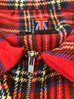 Artificial Eye  70's~80’s 70~80年代 Dリング パラシュートジャケット punk ロンドン UK タータンチェック パンクロック 当時物 VINTAGE ヴィンテージ - ジャケット 101MT-4620