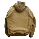 【曜日割引対象外】 カーハート Carhartt DUCK ACTIVE JACKET MADE IN USA パーカー ジャケット ベージュ Lサイズ 201MT-3874 VB