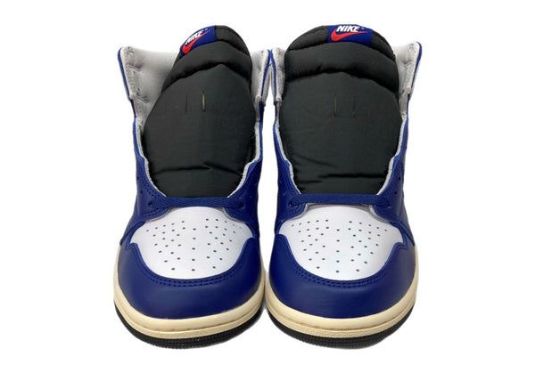 ナイキ NIKE 24年製 AIR JORDAN 1 HI OG RARE AIR エア ジョーダン ハイ レア エア AJ1 バスケ シューズ 白 青 DZ5485-100 メンズ靴 スニーカー ブルー 29cm 104S-869