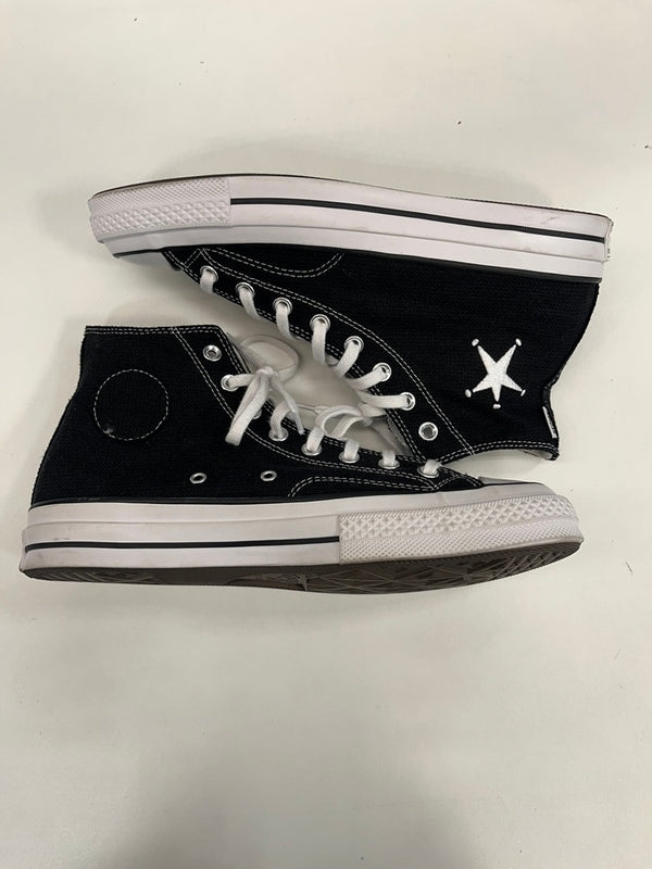 コンバース CONVERSE ×STUSSY CHUCK 70 HI BLACK/WHITE/BLACK ステューシーコラボ チャックテイラー 黒 白 A01765C メンズ靴 スニーカー ブラック 27.5cm 101sh-2292