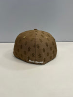 シュプリーム SUPREME ×NEW ERA  MONOGRAM BOX LOGO  ニューエラ モノグラム ボックスロゴ ベースボールキャップ 帽子 メンズ帽子 キャップ ブラウン 101hat-140