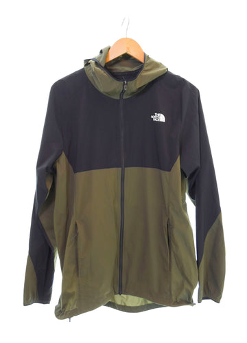 ノースフェイス THE NORTH FACE エニータイム ウィンドフーディ ウインドブレーカー 黒 NP72285 ジャケット ブラック Lサイズ 103MT-1521