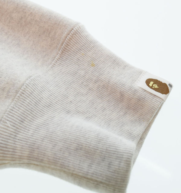 アベイシングエイプ A BATHING APE FOOTBALL RELAXED FIT FULL ZIP HOODIE ロゴ プリント パーカー グレー 001ZPJ301002M パーカ グレー Lサイズ 103MT-2039