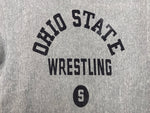 ウエアハウス WAREHOUSE BODIES 染み込み OHIO STATE オハイオ サイドリブ カレッジ 灰色 スウェット プリント グレー 104MT-2244