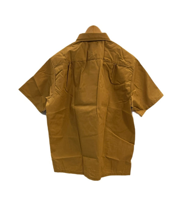 ビッグマック BIG MAC 70s 70's 70年代~ JC Penney ライトウェイト ショート スリーブ ワークシャツ ヴィンテージ 半袖シャツ ベージュ Lサイズ 101MT-4978