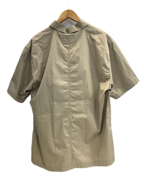 ダブルタップス WTAPS WTAPS BUDS/SS/COTTON.TWILL 半袖 ワークシャツ ロゴ刺繍  221BRDT-SHM06 サイズ 03 半袖シャツ ロゴ ベージュ 101MT-4467