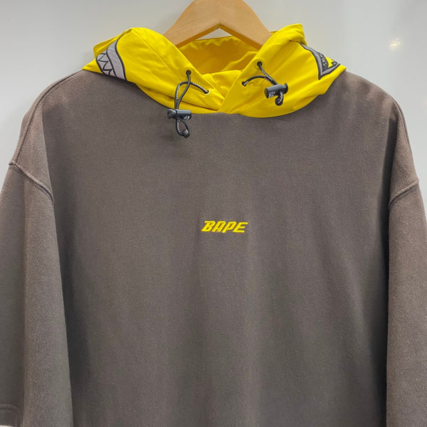 ア ベイシング エイプ A BATHING APE 20AW SHARK PULLOVER HOODIE 001PPF201024X パーカ グレー Lサイズ 201MT-3886