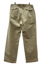 ミリタリー Military 50's 60's FRENCH ARMY M-52 Paint CHINO TROUSERS フランス軍 チノ Vintage ヴィンテージ 無地 チノパン ベージュ サイズ35 104MB-122