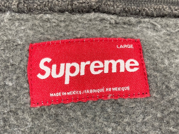 シュプリーム SUPREME 24SS Overdyed Small Box Zip-Up Hooded Sweatshirt オーバーダイ スモール ボックス ジップアップ フーディ 黒 パーカ ロゴ ブラック Lサイズ 104MT-1727