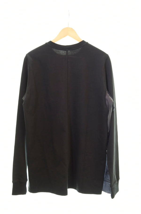 リックオ ウエンス  Rick Owens long sleeve tee 長袖Tシャツ 黒 RU18F1278  ロンT ブラック Lサイズ 103MT-788