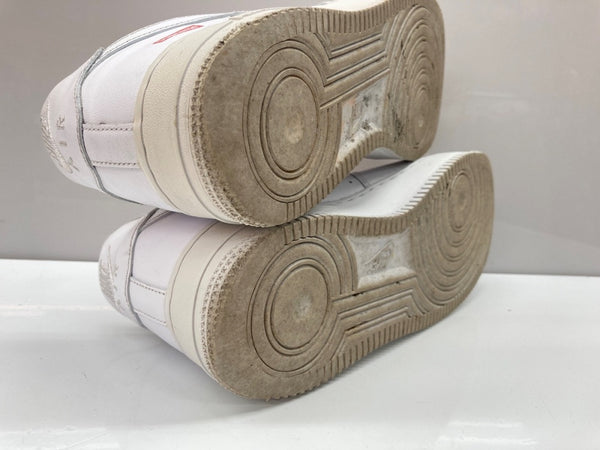 ナイキ NIKE 23年製 × SUPREME シュプリーム AIR FORCE 1 LOW エア フォース ロー ボックスロゴ シューズ 白 CU9225-100 メンズ靴 スニーカー ホワイト 28cm 104S-950