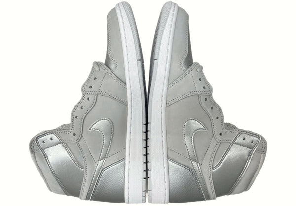 ナイキ NIKE 20年製 AIR JORDAN 1 RETRO HIGH OG CO.JP METALLIC SILVER エア ジョーダン レトロ ハイ メタリック シルバー 灰色 DC1788-029 メンズ靴 スニーカー グレー 28.5cm 104-shoes521