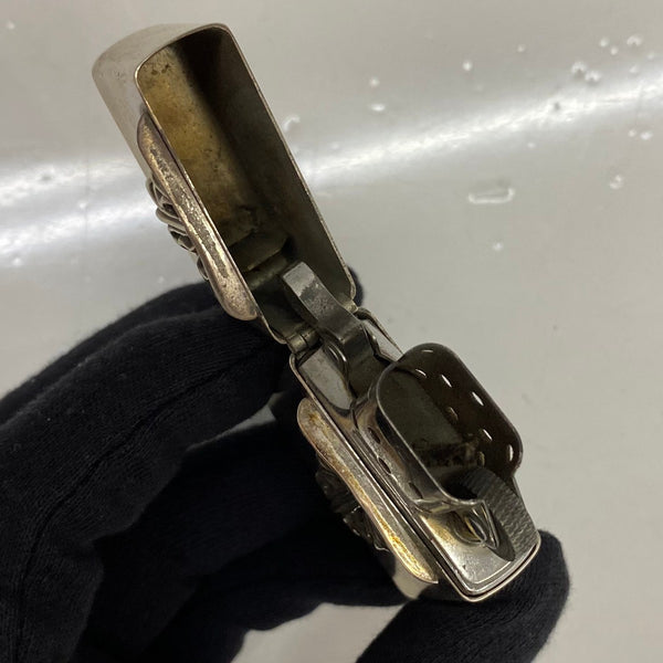 【曜日割引対象外】 【中古】ジッポー ZIPPO STERLING 1999年製 USA製 オイルライター クロス メンズジュエリー・アクセサリー その他 シルバー 201goods-746 VB