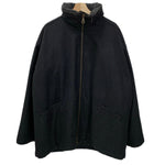 ジョルジオアルマーニ GIORGIO ARMANI フード付き フルジップコート ジャケット ブラック 201MT-4349