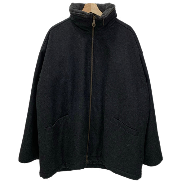 ジョルジオアルマーニ GIORGIO ARMANI フード付き フルジップコート ジャケット ブラック 201MT-4349