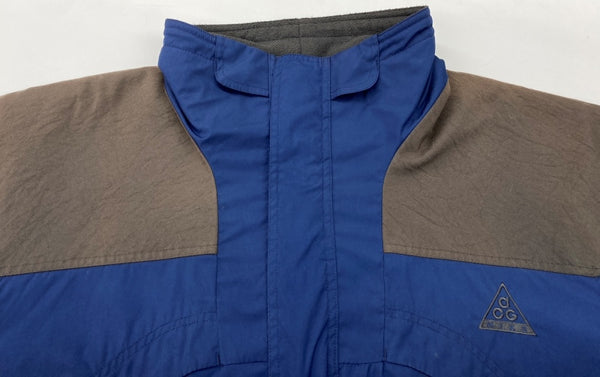 ナイキ NIKE NIKE ACG ナイキ エーシージー ナイロン ジャケット 裏地フリース 紺 F50208SID ジャケット ロゴ ネイビー Mサイズ 104MT-2252