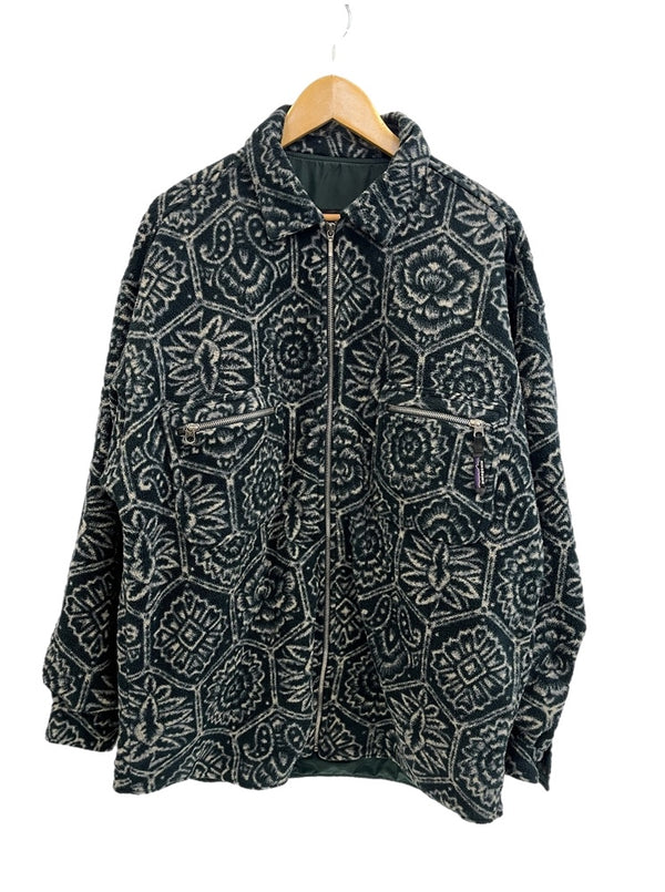 パタゴニア PATAGONIA 90s 90年代 総柄 シンチラ オーバーシャツ ヘキサゴン USA製 アメリカ製 25012 ジャケット グリーン Lサイズ 101MT-4718