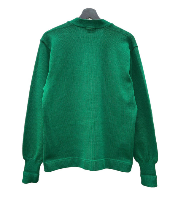 ヴィンテージ vintage 50s 50年代 Dehen レタードカーディガン ニット 緑 カーディガン 無地 グリーン 104MT-1855
