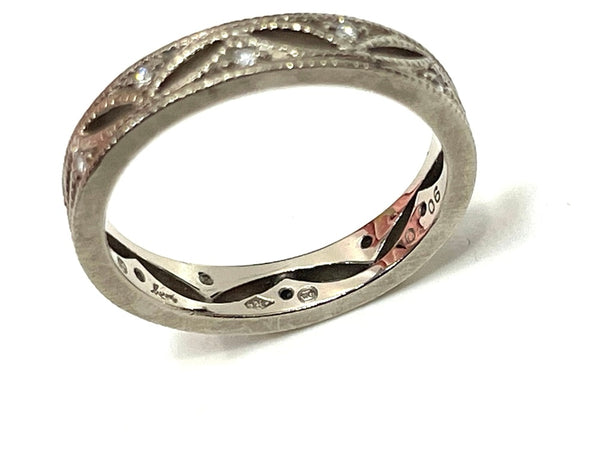 ハム hum lace collection GUILLOCHE RING K18WG レディースジュエリー アクセサリー 指輪 リング シルバー 601goods-6