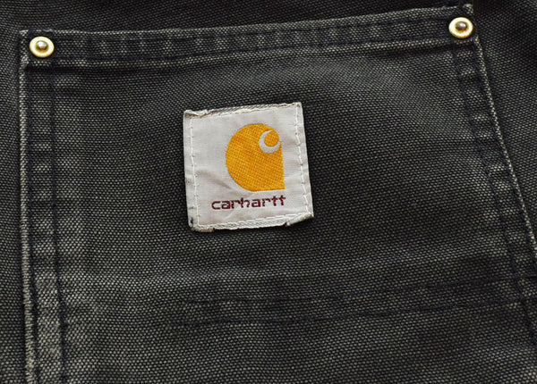 カーハート Carhartt  90’s USA製 ダブルニー ダックペインターパンツ ブラックフェード ボトムスその他 無地 ブラック 30×32 103MB-108