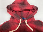 ラルフローレン RalphLauren POLO COUNTRY ポロ カントリー 現行タグ Plaid Brushed-Back Fleece Hoodie プレイド フリース パーカー フーディ RED 赤 パーカ チェック レッド XSサイズ 104LT-211