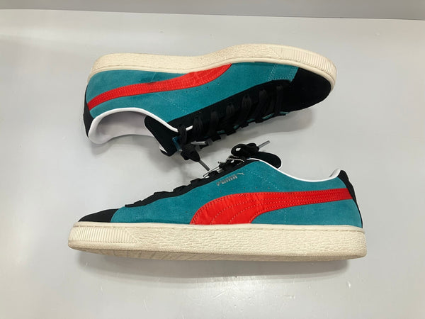 プーマ PUMA Kamen Rider × atmos × Puma Suede VTG "Green Lagoon" シン・仮面ライダー × アトモス × プーマ スウェード ヴィンテージ  グリーン ラグーン 394967-01  メンズ靴 スニーカー グリーン 27.5cm 101-shoes1652