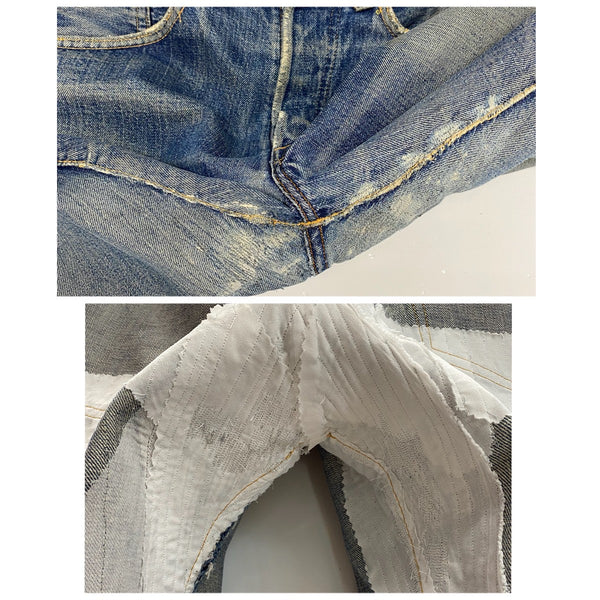 【曜日割引対象外】 リーバイス Levi's 60's 501 BIG E 初期 ズレカン 足長R デニム ブルー W32サイズ 201MB-1148 VB