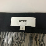 ハイク HYKE 18SS オーガンジープリーツスカートロングスカート 181-14046-013 スカート ブラック 201LB-110