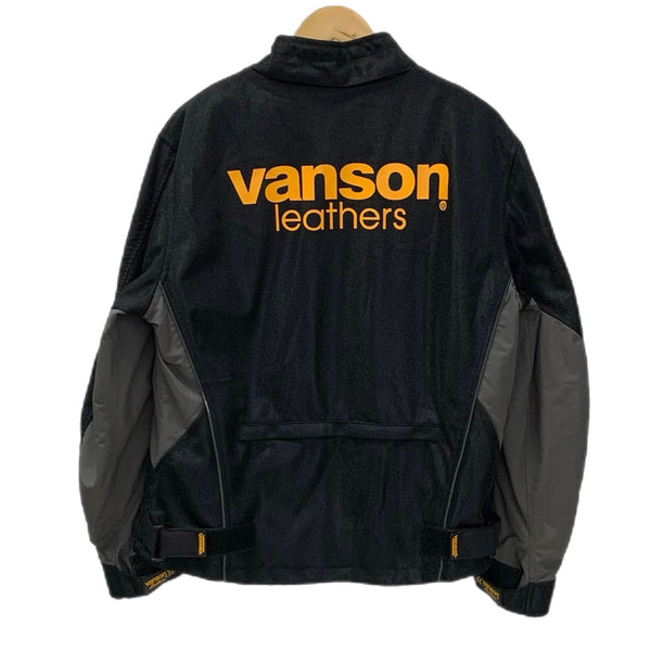 バンソン VANSON メッシュライダースジャケット VS18105S ブラック Lサイズ 201MT-4688