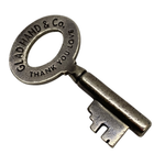 【曜日割引対象外】 【中古】グラッドハンド GLADHAND & Co. ペンダントトップ Key Top 鍵 STERLING SILVER メンズジュエリー・アクセサリー ペンダントトップ シルバー 201goods-772 VB