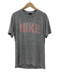 【曜日割引対象外】 ナイキ NIKE 80s 紺タグ カマボコナイキ 霜降りグレー Tシャツ グレー 201MT-2513