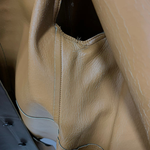 コムサ・デ・モード COMME ÇA DU MODE MEN 合皮 コート コート ブラウン 2サイズ 201MT-4723