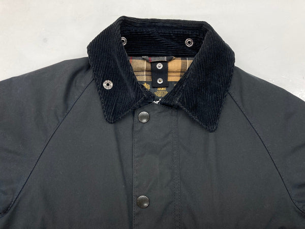 バブアー Barbour BEDALE SL WAXED COTTON ビデイル オイルドジャケット 3ワラント 黒 1902131 サイズ34 ジャケット 無地 ブラック 104MT-746