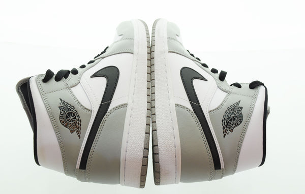 ナイキ NIKE Air Jordan 1 Mid Light Smoke Grey エアジョーダン1 ミッド ライトスモークグレースニーカー 554724-092 メンズ靴 スニーカー グレー 26cm 103S-909
