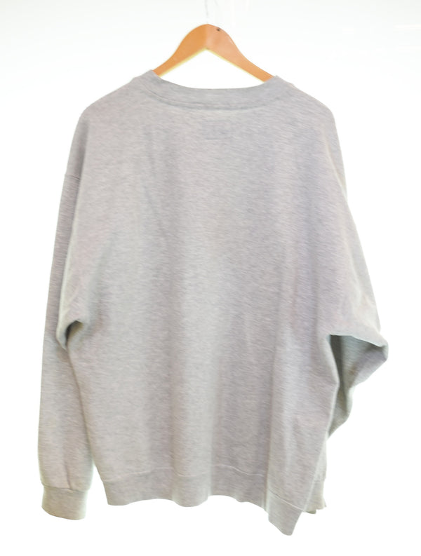 ナイキ NIKE 90s EURO LINE 刺繍ロゴ スウェット トレーナー  スウェット グレー Lサイズ 103MT-3160