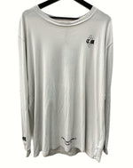 マルセロバーロン MARCELO BURLON MULTI LOGO L/S T-SHIRT マルチ ロゴ ロング スリーブ Tシャツ ライトグレー 灰色 CMAB007E18001014 XL Tシャツ プリント グレー 104MT-241