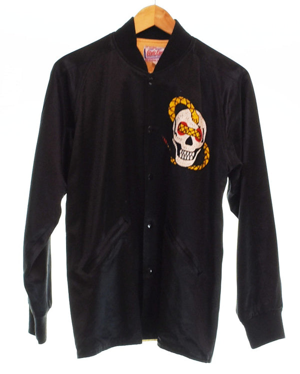 スタイルアイズ STYLE EYES 東洋 エンタープライズ TOYO ENTERPRISE 蛇 髑髏 スカル スカジャン SE10640 38 ジャケット ブラック 103MT-2559