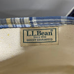【曜日割引対象外】 エルエルビーン L.L.Bean 特大トートバッグ チェック パッチワーク 5956 バッグ メンズバッグ トートバッグ ブルー 201goods-697 VB