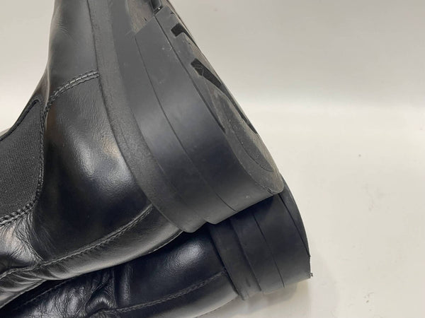 アンスクリア INSCRIRE サイドゴア レザー ブーツ レディース靴 ブーツ サイドゴア ブラック 37 24cm 601sh-64