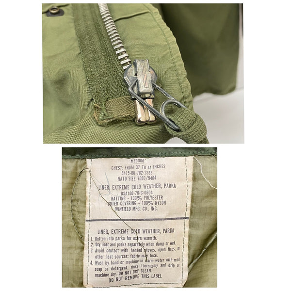 【曜日割引対象外】 ヴィンテージ vintage 70's U.S.ARMY M-65 Fishtail Coat フィッシュテイルパーカー ジャケット カーキ Mサイズ 201MT-3549 VB