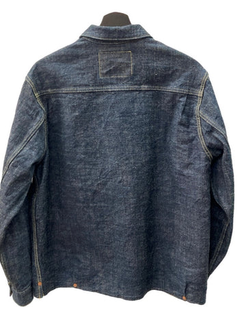 エフオービー ファクトリー FOB FACTORY G3 DENIM PULL OVER JKT デニム プルオーバー ジャケット インディゴ 青 F2384 サイズ 38 ジャケット 無地 ブルー 104MT-1334