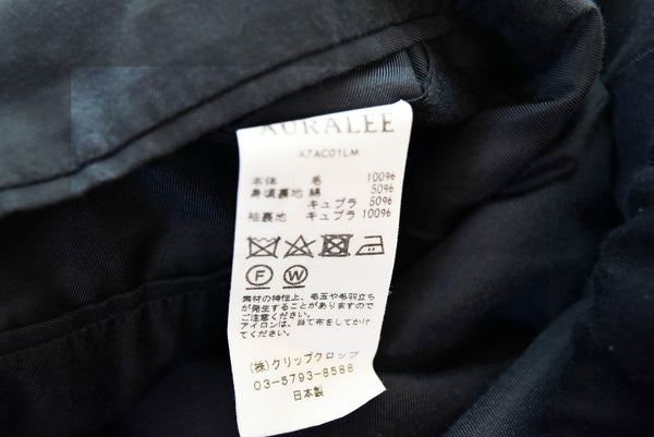 オーラリー AURALEE 17AW モッズコート ネイビー 3 ジャケット ネイビー 103MT-1494