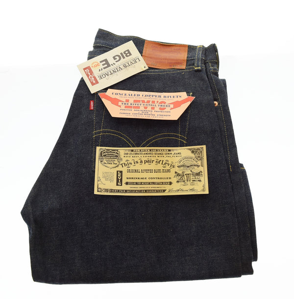 リーバイス Levi's 702XX DEAD STOCK デッドストック 日本製 復刻 702 LVC LEVI'S VINTAGE BIG E 30's MODEL 99年製 90年代 90's 90s デニム ブルー W33L36 103MB-600