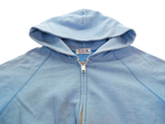 ヴィンテージ Vintage 70s Velva Sheen ダブルジップラグランパーカー Made in USA 70's USA製  パーカ ブルー Mサイズ 103MT-3175