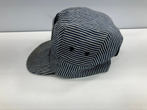 リー Lee 50's 50年代  エンジニアキャップ  ワークキャップ  ユニオンチケット ヒッコリー Vintage ヴィンテージ 帽子 メンズ帽子 キャップ ブルー 101hat-131