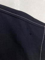 ワイズ Y's ヨウジヤマモト Yohji Yamamoto 山本耀司 ロングコート ライトアウター 羽織り WOOL ウール 毛 NAVY 紺 コート 無地 ネイビー 104LT-136