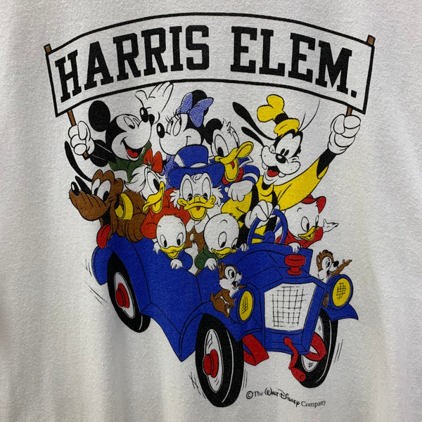 【曜日割引対象外】 チャンピオン Champion 80's 80s 80年代 ディズニー Disney プリント Tシャツ ホワイト XLサイズ 201MT-3632 VB