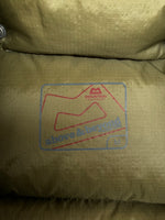 マウンテンイクイップメント MOUNTAIN EQUIPMENT LIGHTLINE DOWN JACKET ダウン ジャケット ジップアップ フード アウトドア アウター 緑 ジャケット ロゴ カーキ Mサイズ 104MT-2144