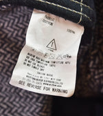 ウエストライド WESTRIDE ヘリンボーン ボーダー柄 パンツ ボトムスその他 ブラック 34 103MB-662